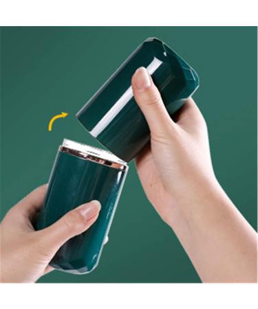 Buy Digjobk Portable Toothbrush Mug - Black Bathroom Organizer for Toothbrush & Toothpaste Storage - Buy Online on GoSupps.com