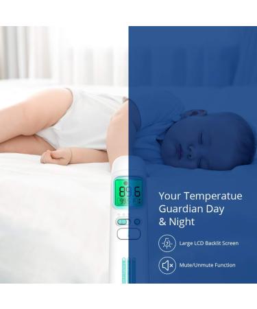 Buy Mosen Medical Infrared Thermometer - Fast 1 Sec Measurement for Baby & Adults, Forehead & Ear, Memory Function - Buy Online on GoSupps.com