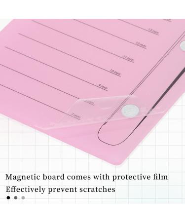 Acrylic Eyelash Extension Tool | Pink Lash Tile Holder & Organizer with Suction for Tweezers - Buy Online on GoSupps.com