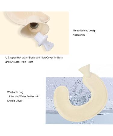 Chiciri U-Shaped Heat Bottle with Screw Protection | Soft Muscle Pain Relief | Scalding Protection - Buy Online on GoSupps.com