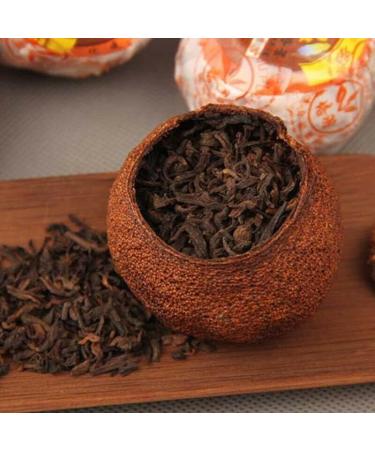 HELLOYOUNG 800g de th Pu'er artisanal original l' corce de mandarine du Yunnan Aliment vert avec une saveur intense de th pur et un arri re-go t sucr Th pu-erh Pu'er Tea - Buy Online on GoSupps.com