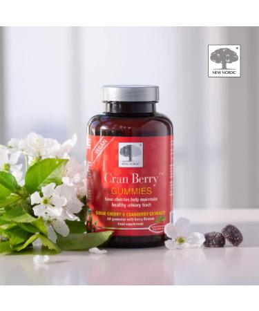 New Nordic Cran Berry Gummies - 60 Vegan Gummies for Urinary Tract Health - Delicious Berry Flavor - Natural Herbal Ingredients for Adults - Buy Online on GoSupps.com