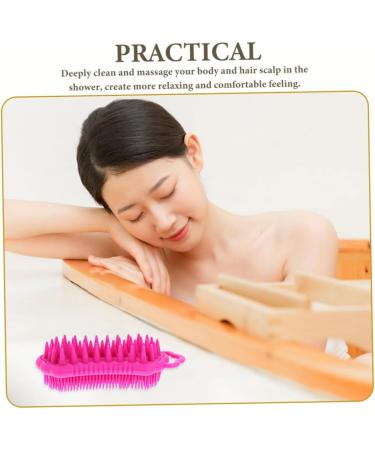 Healeeved 2-in-1 Scale Meridian Bathing Brush & Massager | Silicone Luffa Hair & Body Cleaning Brush for Men & Women - International Shipping Available - Buy Online on GoSupps.com