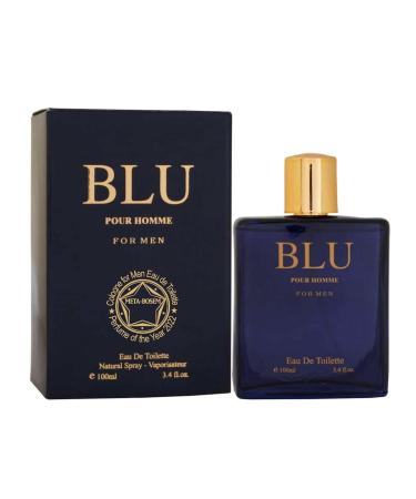 META-BOSEM Blu Pour Homme Men's Cologne Eau de Toilette Natural Spray - Citrusy and Musky - Great Holiday Gift - for All Day Use - a Classic Bottle 3.4 Fluid Ounce/100Ml Blu Pour Homme 3.4 Fl Oz (Pack of 1) - Buy Online on GoSupps.com