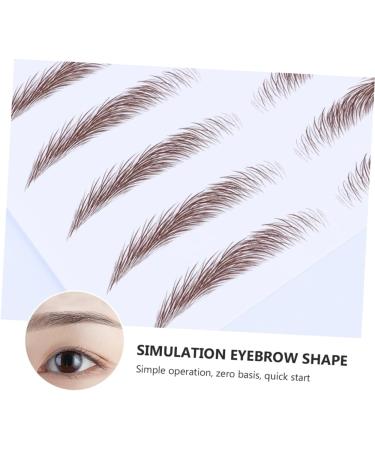 Mipcase 4pcs Eyebrow Stickers Waterproof Makeup Eyebrows Makeup Tools Water Transfer Eyebrow Sticker Mold 3d - Buy Online on GoSupps.com