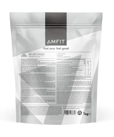 Amfit Nutrition Whey Protein Powder Vanilla - 33 Servings (1 kg) - Amazon Brand - Buy Online on GoSupps.com