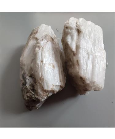 Natural Crystal Rough 500g Natural Raw Threadiness Wollastonite Stone Teaching Specimen Industrial Raw Materials Collection Home Decoration Crystal Random size 500g - Buy Online on GoSupps.com