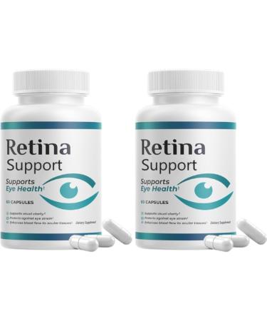 (Pack 2) Retina Capsules 20/20 Vitamins Pills Supplement Retina Vitamins Reviews (120 Capsules)