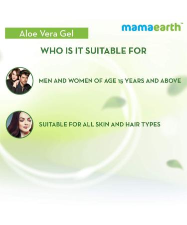 Mamaearth Aloe Ashwagandha Gel - Revitalize Your Skin with Aloe Vera & Ashwagandha for Youthful Glow - 300ml | International Shipping Available - Buy Online on GoSupps.com