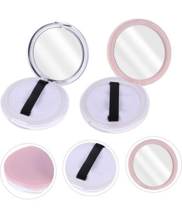 BELLIFFY 2pcs Dispensing Empty Toner Makeup Jar Refillable Loose Powder Holder Powder Puff Glass - Buy Online on GoSupps.com