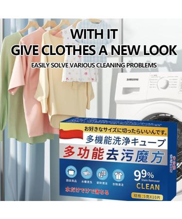 Multi-Functional Bio-Enzyme Cleaning Tablets Bio-Enzyme Explosive Salt Cleaner Dissolve Concentrated Tablets Multipurpose Cleaner Salt Tablets for Cleaning All Kinds of Clothing Shoes (8Box) - Buy Online on GoSupps.com