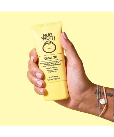 Sun Bum Original Glow Sunscreen SPF 30 Bright Daily Sunscreen Broad Spectrum UVA/UVB Protection 60 ml - Buy Online on GoSupps.com