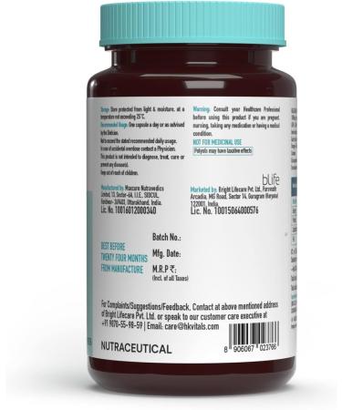Kavir HK Vitals Advanced Omega 3 1000 mg Omega 3 with 360 mg EPA & 240 mg DHA Double Strength Fish Oil Supplement for Brain Heart and Joint Health 60 Capsules - Buy Online on GoSupps.com