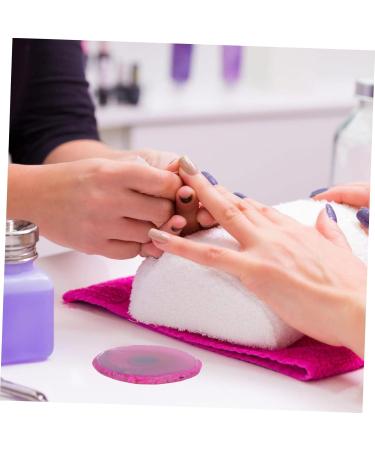  BIUDECO 1 Natural Agate Dongle Mixing Tray Manicure Palette Red Color Dongles Kit - Buy Online on GoSupps.com