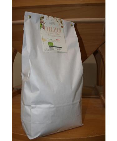 ORGANIC HULLED BARLEY ANCIENT CEREALS PRODUCTION IN ITALY PACK 1 PACK OF 4KG - Buy Online on GoSupps.com