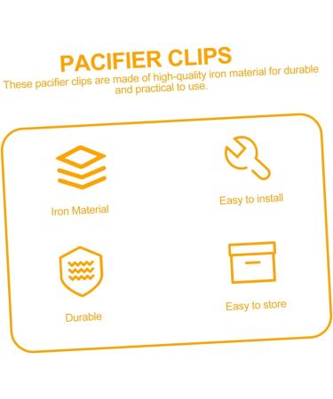 Stobok 10-Pack Belt Clips with Duck Beak Buckle for Baby Clothes & Trousers | Metal Clips for Secure Fastening - International Shipping Available - Buy Online on GoSupps.com