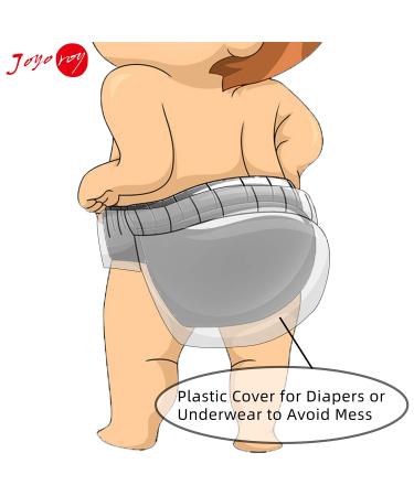 Girls' Plastic Underwear Covers 3T-4T | Pack of 4 Diaper Cover Training Pants | Rubber Pants for Toddlers and Babies - Buy Online on GoSupps.com