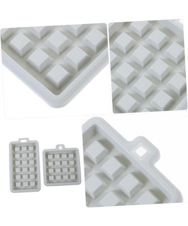 Generic Waffle Baking Mold 2 Pcs Square Silicone Mold Cookie Pudding Mold Silicone Waffle Making Mold Tray Rice Cake Waffles - Buy Online on GoSupps.com