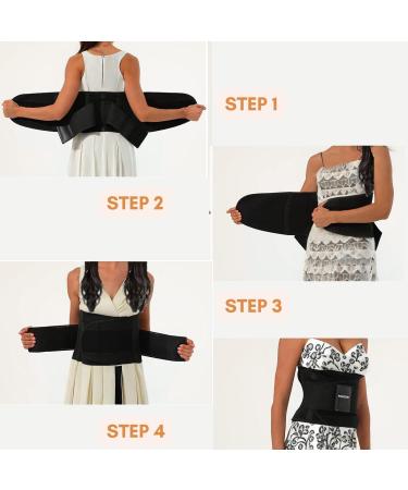 FORCHE Adjustable Lumbar Support Belt for Lower Back Pain Relief - Breathable Back Brace for Men and Women (L) - Buy Online on GoSupps.com