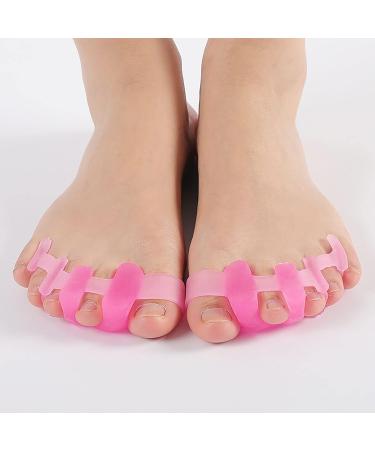 ALINZO Gel Toe Separators | Orthopedic Bunion Splint & Big Toe Straightener | Hallux Valgus Corrector & Hammer Toe Relief | Foot Brace (Blue) - Buy Online on GoSupps.com