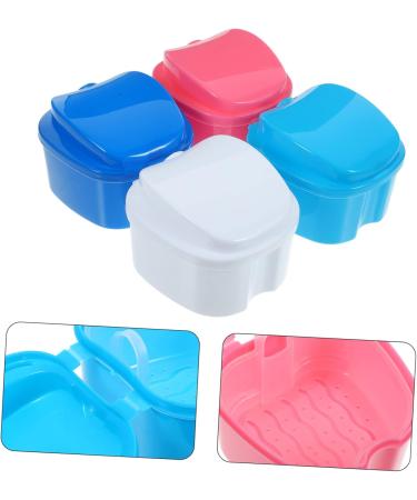 Lurrose 16 STK Orthodontic Retainer Case | Travel Prosthesis Box with Filter Layer & Brush - Durable ABS Container for Clear Aligners & Dental Appliances - Buy Online on GoSupps.com