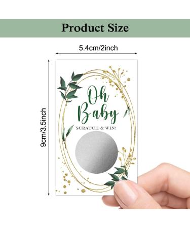 Hafhue 50 Pack Watercolor plantsBlank Gift Certificate Scratch Off Cards for Small Business Spa Beauty Makeup Hair Salon Bridal Shower Baby Shower Country Wedding Wedding Shower Ideas (Oh Baby) - Buy Online on GoSupps.com