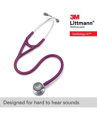 3M Littmann Cardiology IV Stethoscope - Plum Tube - 69 cm - Buy Online on GoSupps.com