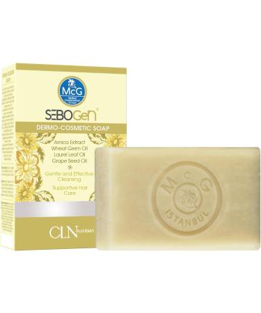 Sebogen Savon Cosm tique Dermo-Capillaire | 100 g - 1 Paquet | Nourrissment et Soin du Cuir Chevelu | Barre Capillaire Hydratante Savon de soin capillaire 1 Paquet