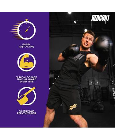 REDCON1 Total War Pre Workout Powder - Grape Flavor with Beta Alanine for Men + Women - Citrulline Malate for Pump & Blood Flow - 30 Servings - Buy Online on GoSupps.com