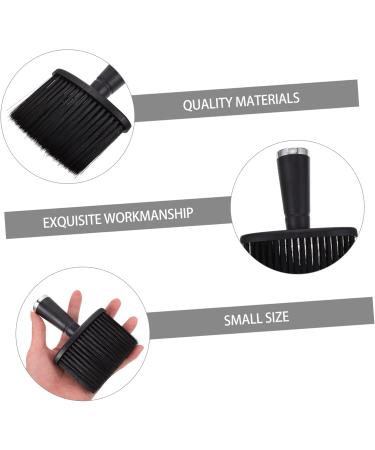 Ipetboom 1pc Hairdressing Neck Brush Hair Remover Duster Haircut Duster Hair Sweep Brush Hairdressing Supplies Beard Hairbrush Neck Duster Brush Nylon Wool Plastic Handle Clean 14.5X10.5X4.3CM Black - Buy Online on GoSupps.com