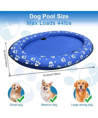 Ginkago Pool Floats for Dogs Pool Toys Pool Float for Large Dogs Pool Floaties for Small Puppy Swimming Blue - Buy Online on GoSupps.com
