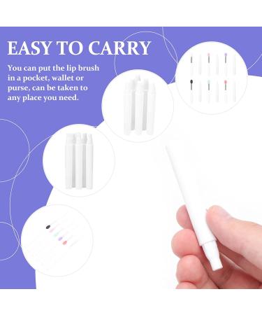 6Pcs Silicone Eye & Lip Makeup Wands - Professional Applicators for Eyeshadow & Lip Gloss | International Shipping Available - Buy Online on GoSupps.com