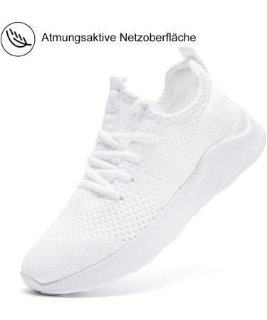 Women s Lightweight Breathable Sneakers | CAIQDM Sports & Running Shoes in White - EU Size 39 - Buy Online on GoSupps.com