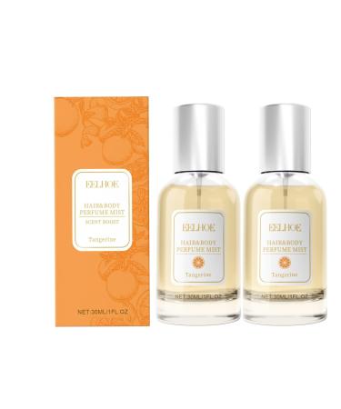 Orange Body Hair Fragrance Spray Hair and Body Fragrance Spray Orange Fragrance Enhancer 30 Ml Dual Purpose Perfume Brings You A Fresh Scent Anytime