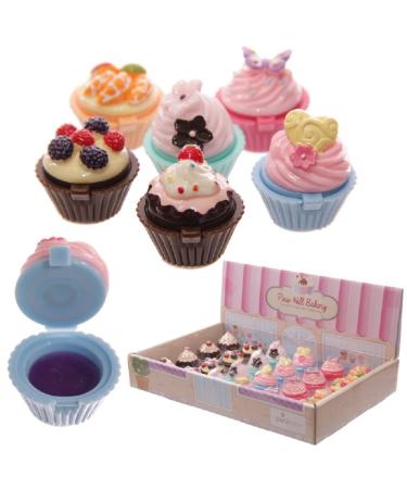 Yummy Cupcake Delights Lip Balms/LipGloss (set of 4)