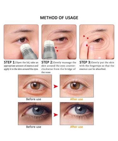 Pyrhhus Hexapeptide Eye Serum - Anti Wrinkle Roll On Eye Cream Set - Buy Online on GoSupps.com