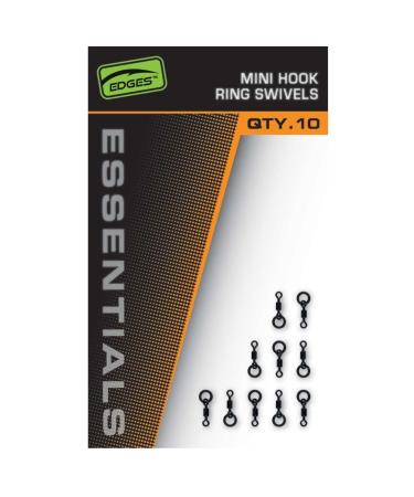 Fox Edges Mini Hook Ring Swivels - 10 ring swivels swivels for various carp rigs carp accessories
