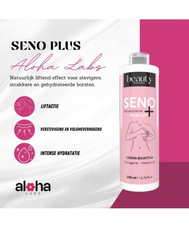 Aloha Labs Title AlohaLabs Seno Pump Cream Breast Firming and Plumping Cream 200ml Lifting and Modeling Effect With Collagen and Shea Butter Natural Body Care Product - Buy Online on GoSupps.com