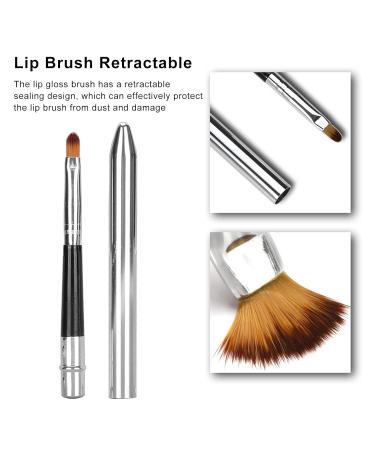 2pcs Ergonomic Lip Brush Set - Lip Contours Drawing Brush with Retractable Design for Precision Lipstick Application - Ideal for International Shipping - Buy Online on GoSupps.com