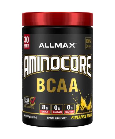 ALLMAX Nutrition AMINOCORE BCAA Pineapple Mango  0.69 lbs (315 g)