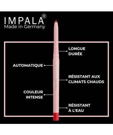  Impala ORYX Automatic Lip Pencil Warm Climate Resistant 207 Carmine Red - Buy Online on GoSupps.com