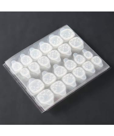 Self-Adhesive Transparent Toenail Stickers - 50 Sheets Double-Sided for Artificial Nails | Best eCommerce Shipping Internationally - Buy Online on GoSupps.com