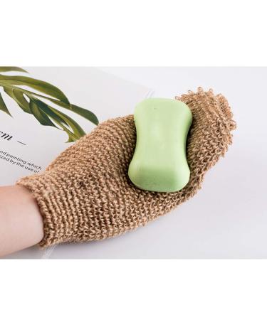 Exceart 2-Pack Sisal Soap Bags & Luffa Shower Gloves - Eco-Friendly Body Wash & Peeling Accessories - Buy Online on GoSupps.com