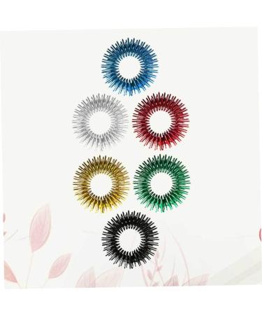 FOMIYES 12 STK Hand Zappel Toys - Finger Massage Roller Rings for Kids & Adults | Stress Relief Play Set - Buy Online on GoSupps.com