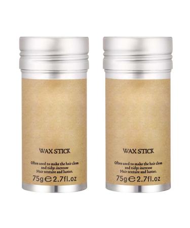 Hair Wax Stick Hair Wigs Edge Control Stick Hair Pomade Stick Broken Hair Shaping Wax 2PCS Styling Treatments