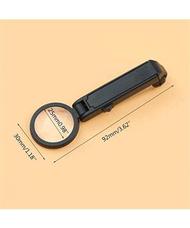 Lightweight Magnifying Glass 10X Hd 25Mm Diameter Tweezers Magnifying Glass with Light for Reading Watch Repair Identification Lofty Ambition - Buy Online on GoSupps.com