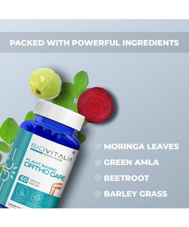 BIOVITALIA Ortho Care - Joint Support Supplement with Boswellia & 13 Herbs - Vegan Capsules for Joint Mobility - 60 ct - Buy Online on GoSupps.com