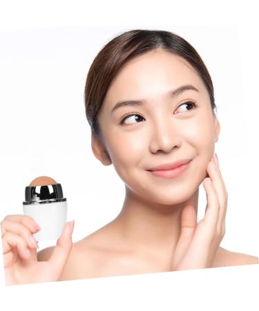 Beatifufu 1pc Facial Oil Absorbing Ball Face Cleaning Tools Face Cleaning Massager Facial Oil Control Tool 5x2.8cm White - Buy Online on GoSupps.com