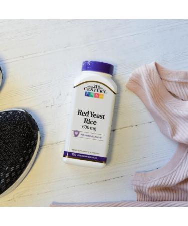 21st Century Health Care Red Yeast Rice 150 Veggie Caps - Buy Online on GoSupps.com