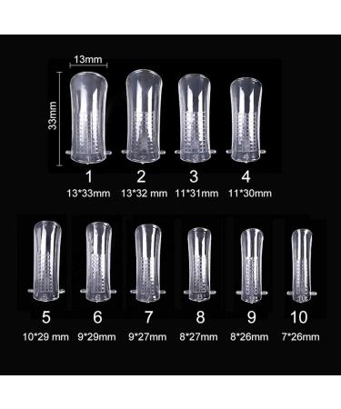 DNHCLL 600 PCS 12 Sizes False Toenails Full Cover - Natural Acrylic Toenails for Nail Salons and DIY Nail Art - Buy Online on GoSupps.com